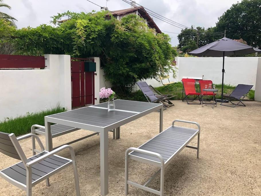 Charmante Maison Basque - 15Min A Pieds Des Plages - 6 Personnes Guethary Bagian luar foto